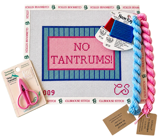 Shannon Says: No Tantrums Needlepoint Canvas