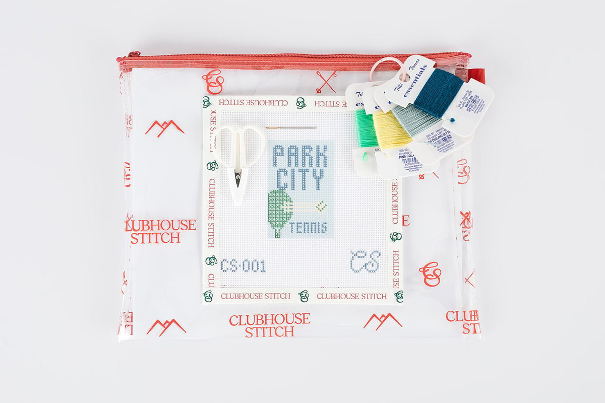 Park City Tennis Needlepoint Canvas